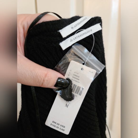 Anthropologie One Shoulder Gem Sweater - Picture 4 of 5